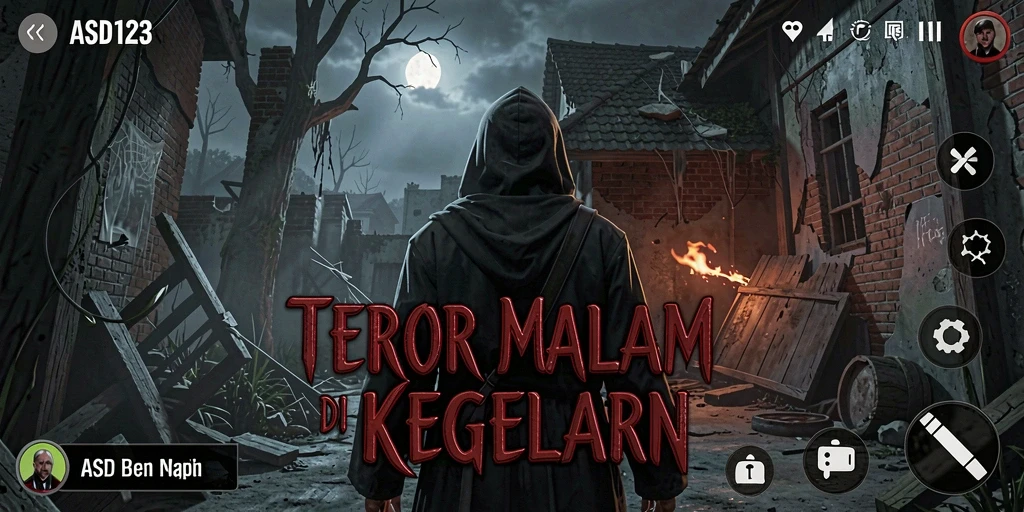 Screenshot menampilkan gameplay mencekam dari ASD123.