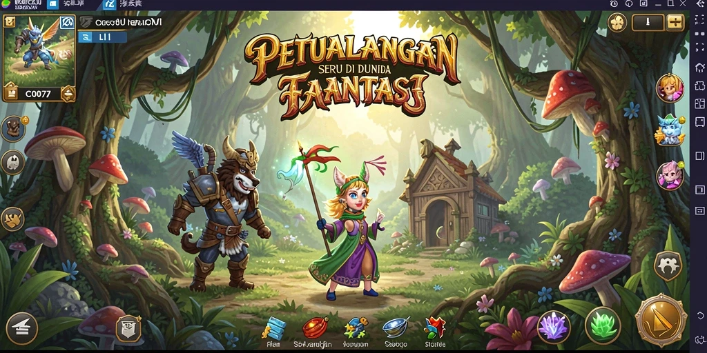 Gameplay C0077 yang memukau dan penuh petualangan.