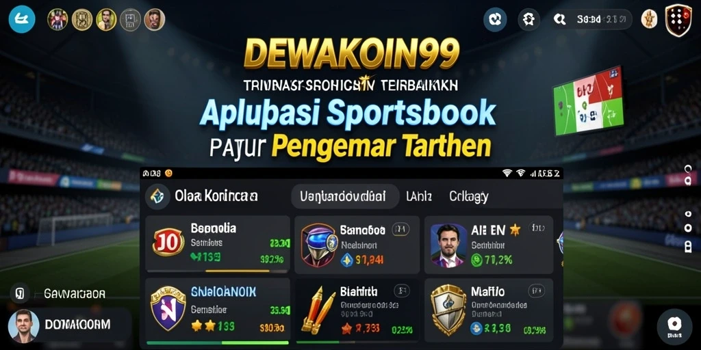 Screenshot DEWAKOIN99 menampilkan taruhan olahraga yang dinamis dan menarik.