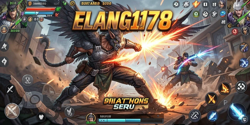 Tampilan seru dari gameplay ELANG178 yang menegangkan.