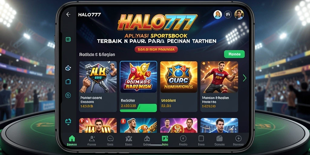 Tampilan gameplay yang menarik dan interaktif dari HALO777.