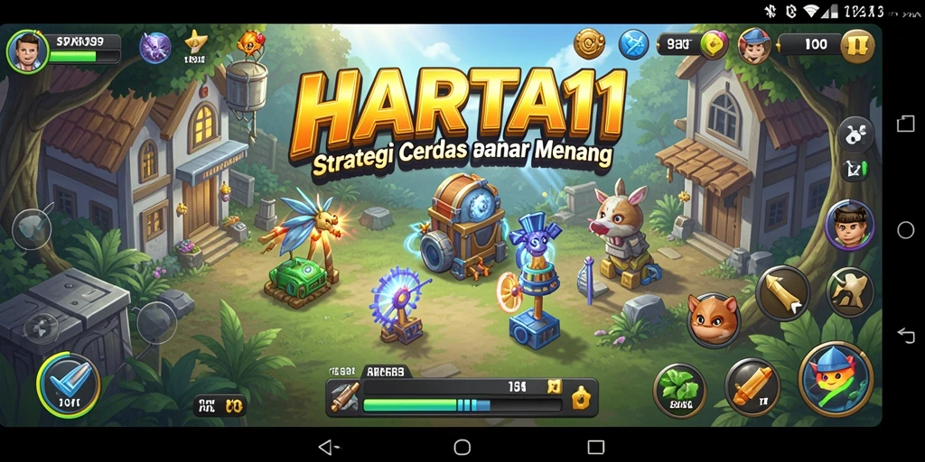 Tampilan gameplay HARTA11 yang mengesankan dengan strategi taktis.