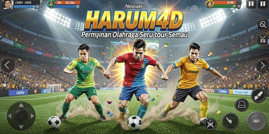 Gameplay seru dan mendebarkan dalam HARUM4D.