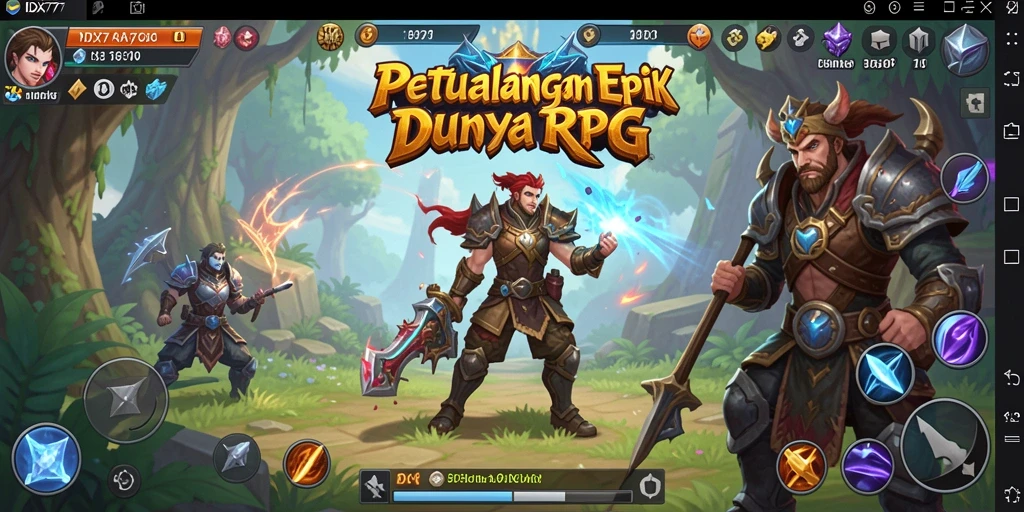 Tampilan gameplay IDX777 yang memukau dan seru.