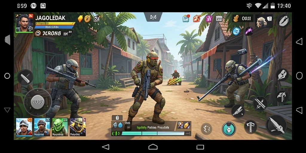 Screenshot JAGOLEDAK menampilkan antarmuka pengguna yang intuitif.