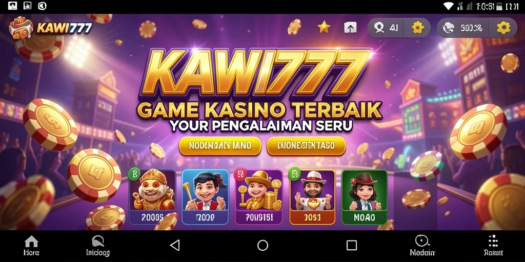 Screenshot gameplay KAWI777 yang menampilkan keseruan permainan Kasino.