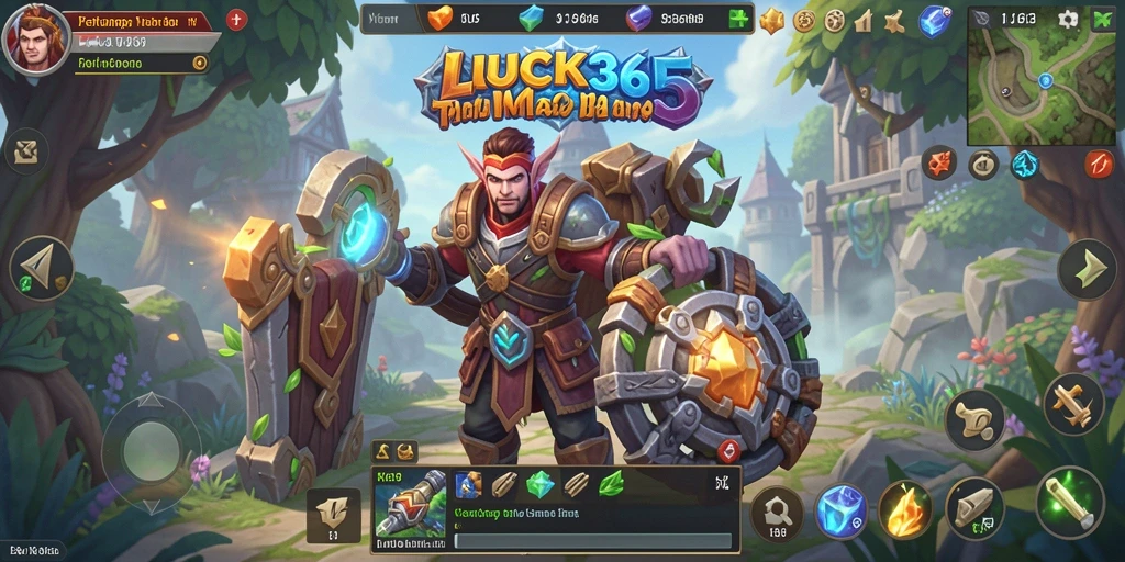 Tampilan gameplay LUCK365 yang mendebarkan dalam dunia MMORPG.