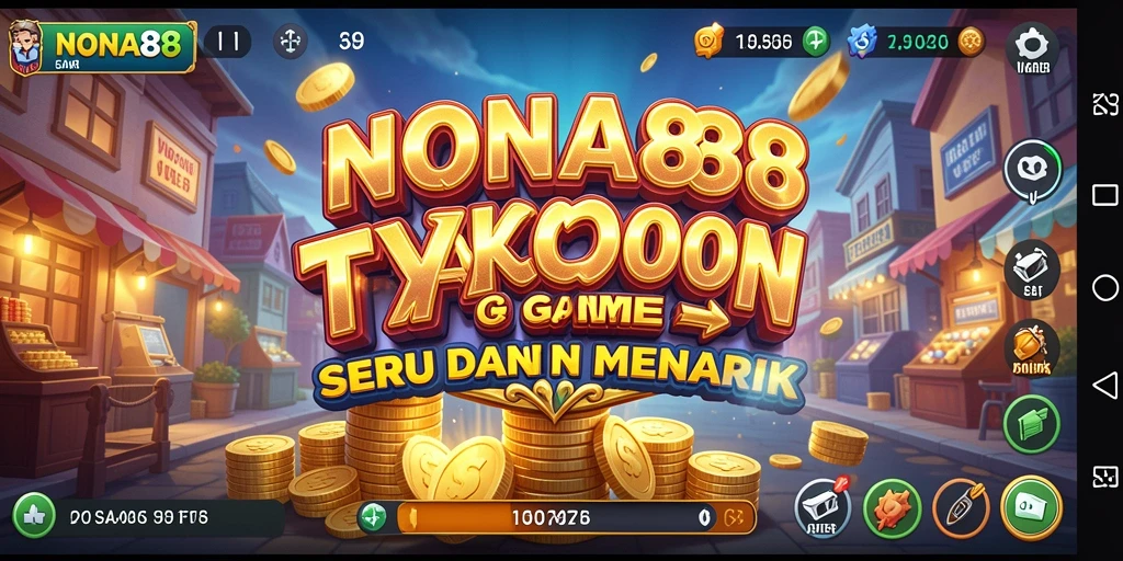 Tampilan gameplay NONA88 yang penuh warna dan dinamis.
