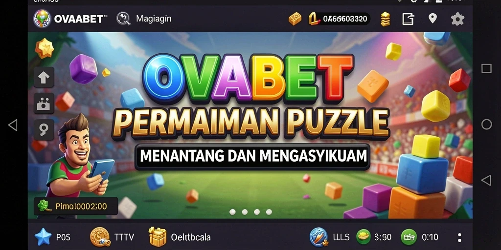 Screenshot gameplay OVABET yang menampilkan tantangan Puzzle yang menarik.