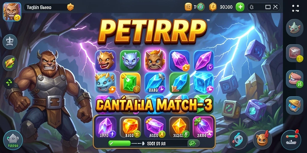 Gameplay PETIRRP yang seru dan penuh warna.