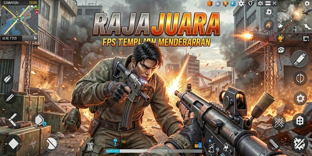 Tampilan gameplay seru dan adrenalin cocok untuk penggemar FPS.