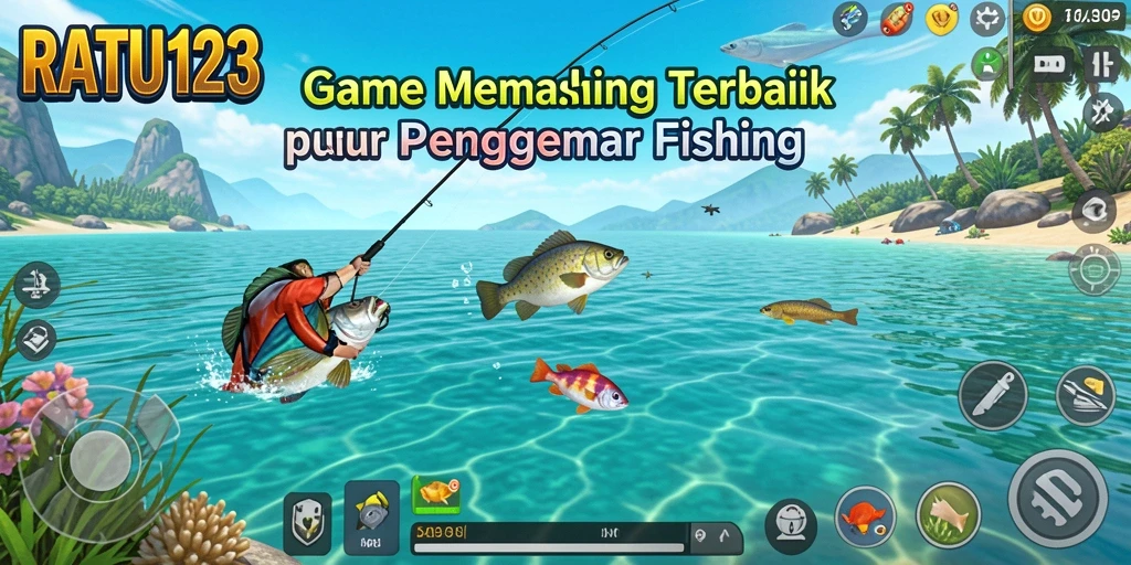 Gameplay memancing yang seru dan interaktif di RATU123.