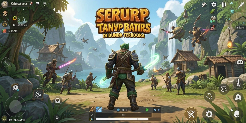Screenshot utama SERURP menampilkan pengalaman gameplay Open World yang mendebarkan.