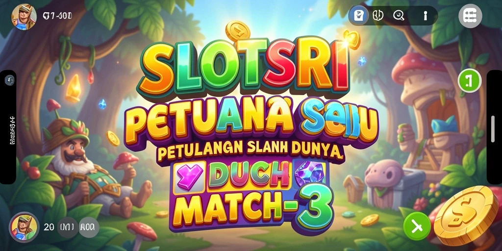 Tampilan gameplay SLOTSRI yang seru dan penuh warna.