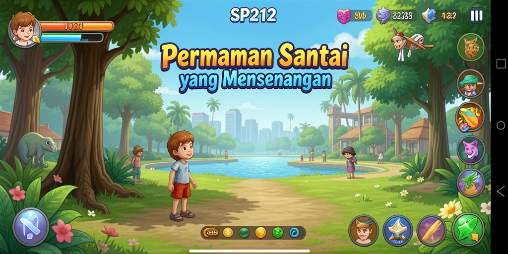 Screenshot gameplay SP212 yang menunjukkan keseruan permainan Casual.