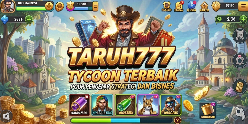 Gameplay Tycoon yang seru dan menarik di TARUH777.