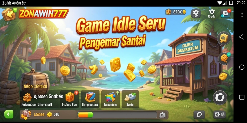 Screenshot menampilkan gameplay santai dan menarik dari ZONAWIN777.